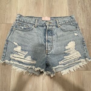Revive denim shorts